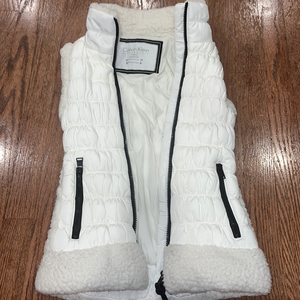 White Calvin Klein vest